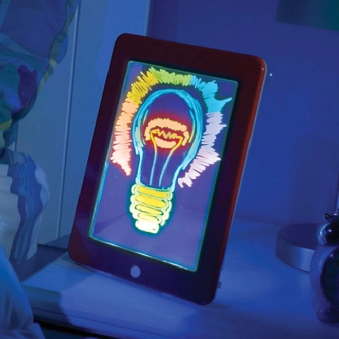 Magiczny 3D tablet do rysowania z markerami – niebieski