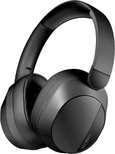 Bezprzewodowe słuchawki z mikrofonem LOGILINK z ANC i Bluetooth