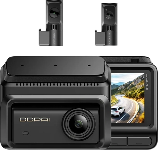 DDPAI Z90T trzykanałowa kamera samochodowa 4K z GPS