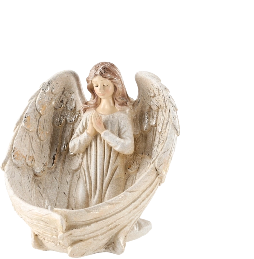 Anielska figurka ze skrzydłami