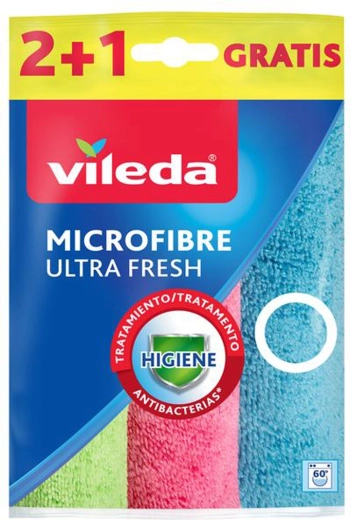 Ściereczki z mikrofibry Vileda Ultra Fresh 2+1