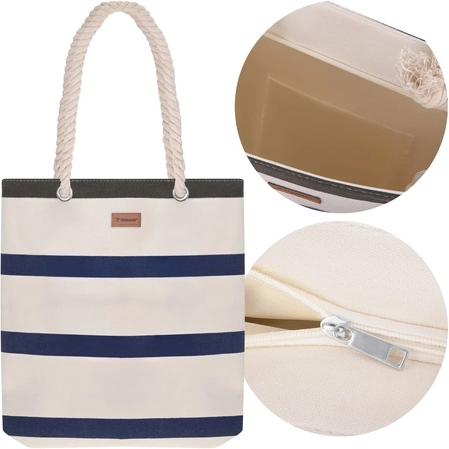 Plecak plażowy i piknikowy TRIZAND 18 l z uchwytami ze sznura