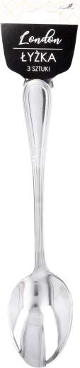 Zestaw 3 łyżek London ze stali nierdzewnej