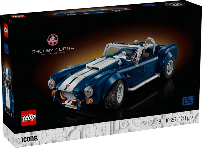 lego icons shelby cobra 427 s/c zestaw konstrukcyjny dla dorosłych