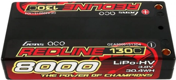 Bateria LiPo Gens Ace Redline 8000mAh 3,8V 130C