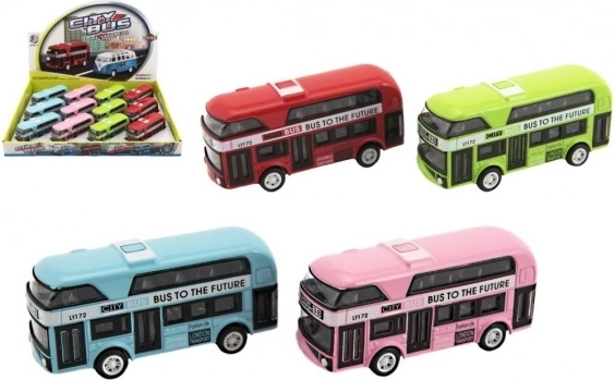 Dwupiętrowy autobus z metalu do napędzania