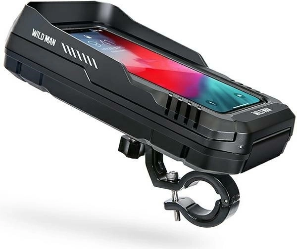 Torba na kierownicę Wildman FK2 na telefon, czarna