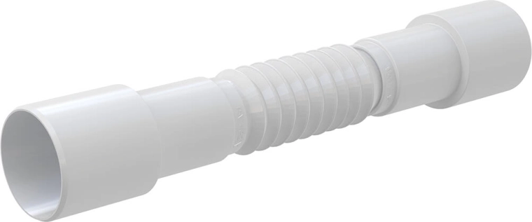 Elastyczna redukcja odpływowa 40/50 × 50/40 mm, regulowana długość