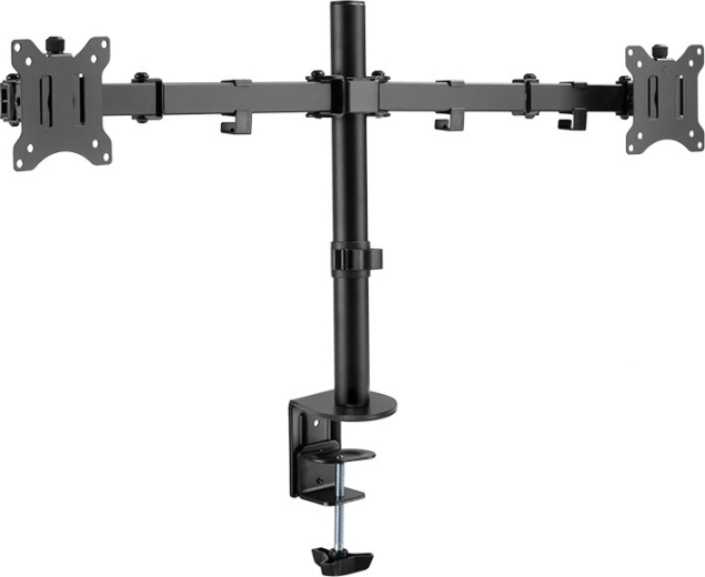 Uchwyt biurkowy na dwa monitory 17–32" z ramionami 390 mm LogiLink - 1 szt.