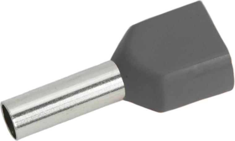 Izolowana tulejka kablowa dla 2 × 4,0 mm², szara