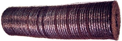 Siatka rabitz ocynkowana 16 × 16 mm, drut 0,8 mm, wysokość 1000 mm, długość 25 m