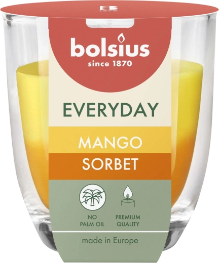 Świeca zapachowa w szkle mango sorbet 8 × 7 cm, do 24 h