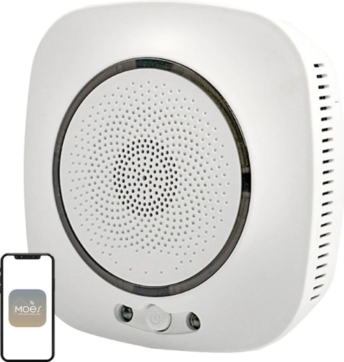 Moes Wi‑Fi detektor gazu WSS-S-GL