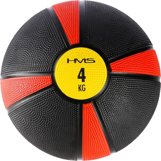 Piłka lekarska HMS 4 kg z antypoślizgową powierzchnią