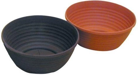 Skrzynka 22 cm terakota brązowy plastikowy donicznik