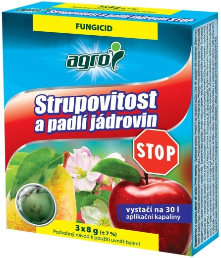 STOP parchu i mączniakowi jabłoniowatych 3×8 g – fungicyd układowy