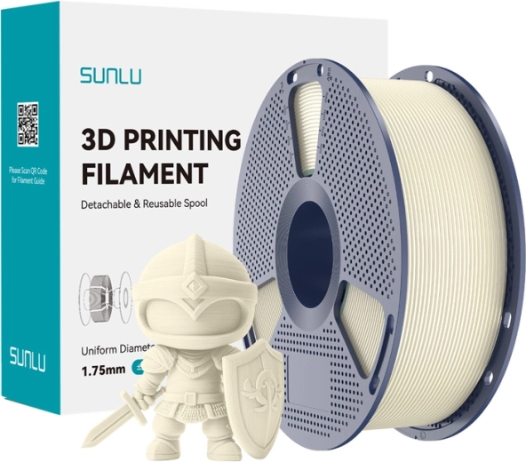 Sunlu PLA+ filament 1,75 mm – kość słoniowa