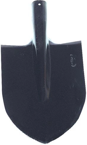 Szpadel spiczasty bez trzonka, czarny