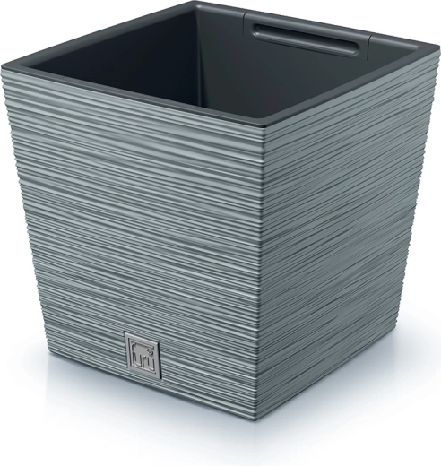 Donica Furu Square Low 24 cm – betonowa szarość