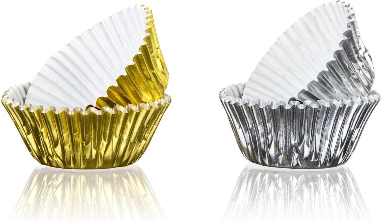 Aluminiowe foremki cukiernicze 7,2 × 2,1 cm CULINARIA (42 szt.)