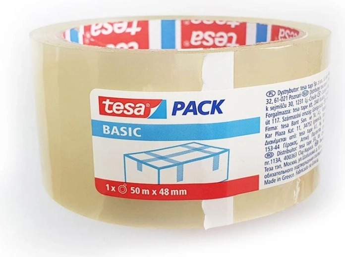 Taśma pakowa 48 × 50 m przezroczysta TESA