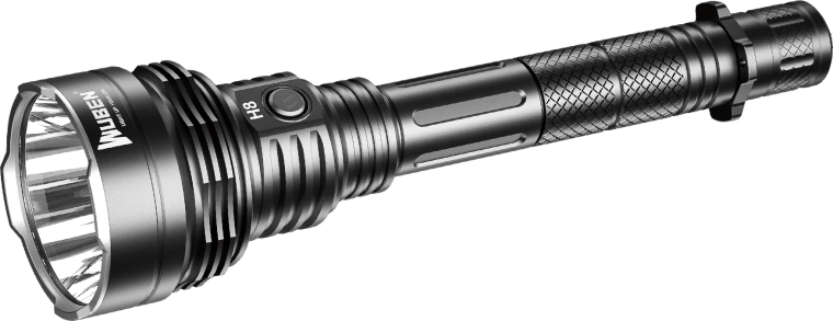 Wuben H8 Deluxe Kit taktyczna latarka 1800 lm, czarny zestaw