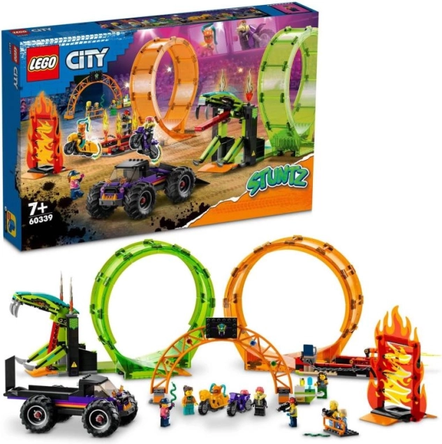 LEGO® City 60339 Kaskaderska podwójna pętla