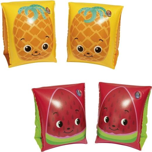 Nadmuchiwane rękawki dla dzieci BESTWAY owoce – arbuz/ananas 23 × 15 cm