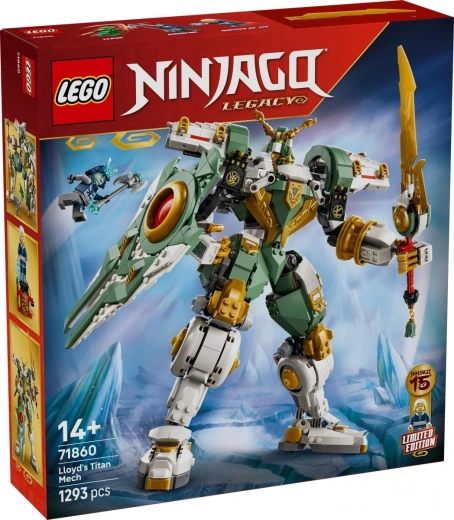 LEGO NINJAGO Tytanowy mech Lloyda – 15. rocznica