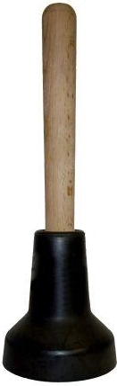 Przepychacz do czyszczenia odpływów czarny 9 cm