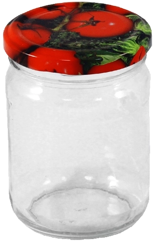 Szklany słoik do przetworów 280 ml z wieczkiem 82 mm