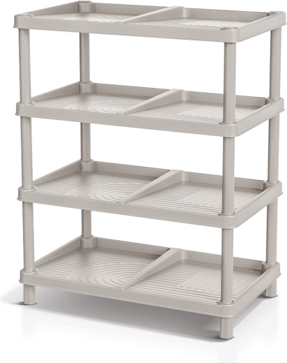 Regał na buty TASSY RACK jasnobrązowy