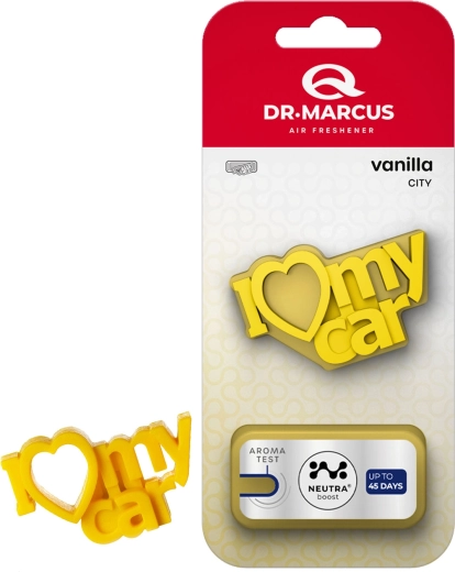 Dr. Marcus City I Love My Car Vanilla odświeżacz powietrza do samochodu