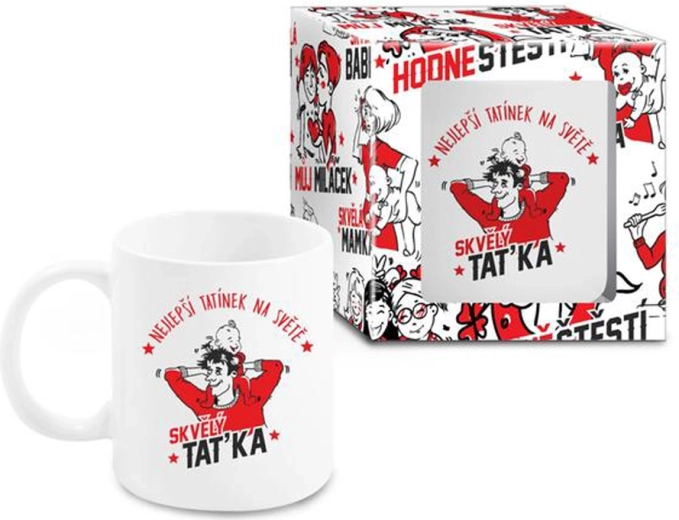 Prezentowy kubek ceramiczny Świetny tata 300 ml