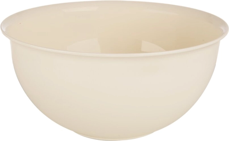 Plastowa miska Sandy 13 cm, kremowa
