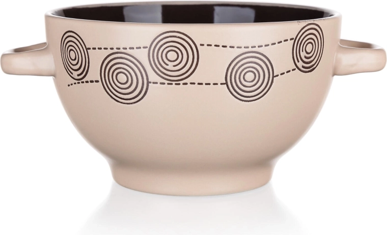 Ceramiczna miska Spirala kremowa 13,5 cm