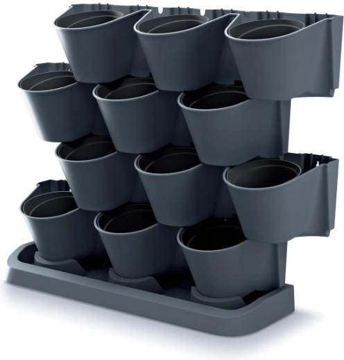 Zestaw pionowych donic – antracyt