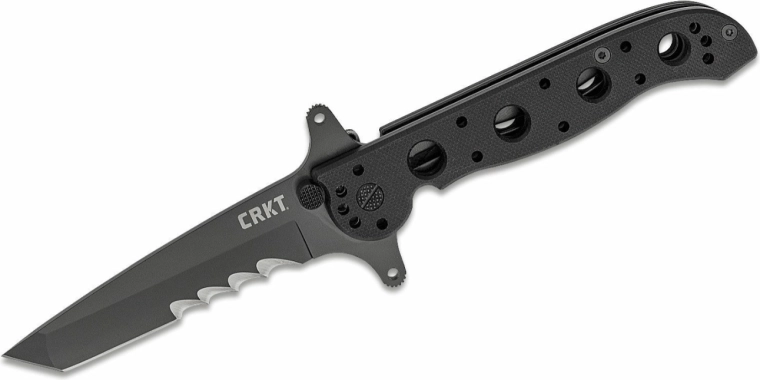 Taktyczny nóż składany CRKT M16 Special Forces Tanto 8,9 cm, czarny, G10, z jelcem