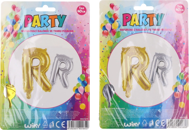 Balon dmuchany - litera R