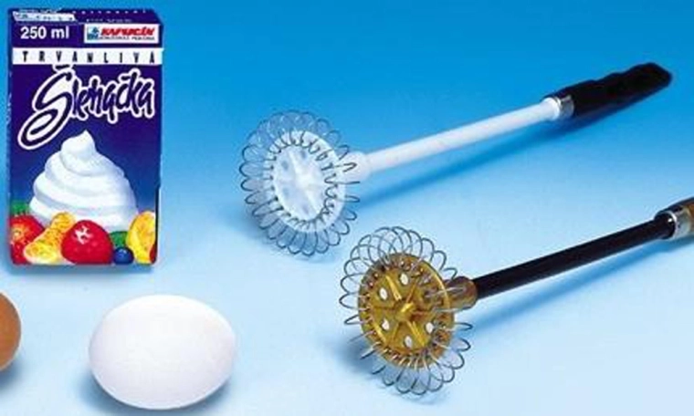 Ręczny spiralny trzepacz ze stali nierdzewnej 6,5 cm