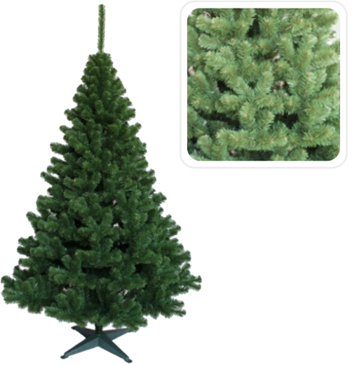 Sztuczna jodła bożonarodzeniowa 220 cm - 1 szt.