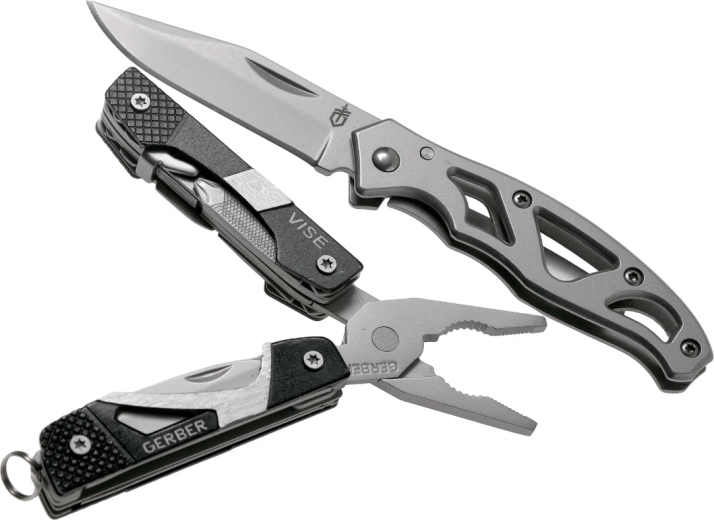 Gerber Vise + Mini Paraframe wielofunkcyjne szczypce i nóż kieszonkowy 5,6 cm