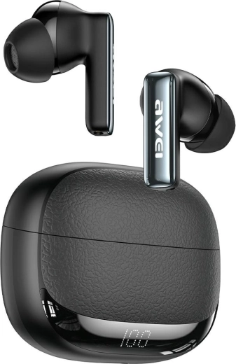 Bezprzewodowe słuchawki Bluetooth Awei TA19 ANC czarne