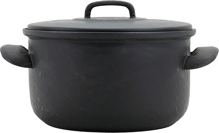 Emaliowany garnek z pokrywką 20 cm, 3 l BSE