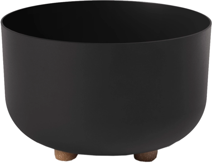Misa na kwiaty Sofia 27 cm matowa czarna