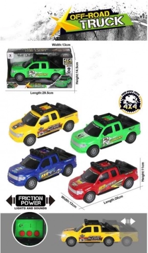 Auto ze światłem i dźwiękiem, czerwone