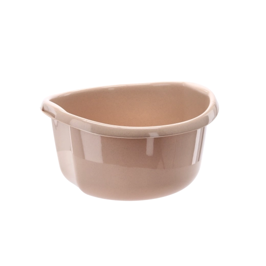 Plastowa miska 30 l w beżowym marmurowym wzorze