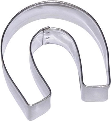 Nierdzewne wykrawaczki do ciastek – podkowa, zestaw 10 szt.