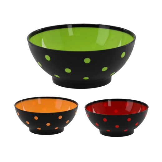 Plastowa miska Spotty 0,75 l w kropki