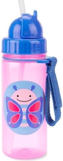 Skip Hop Zoo kubek ze słomką Motyl 385 ml (12m+)